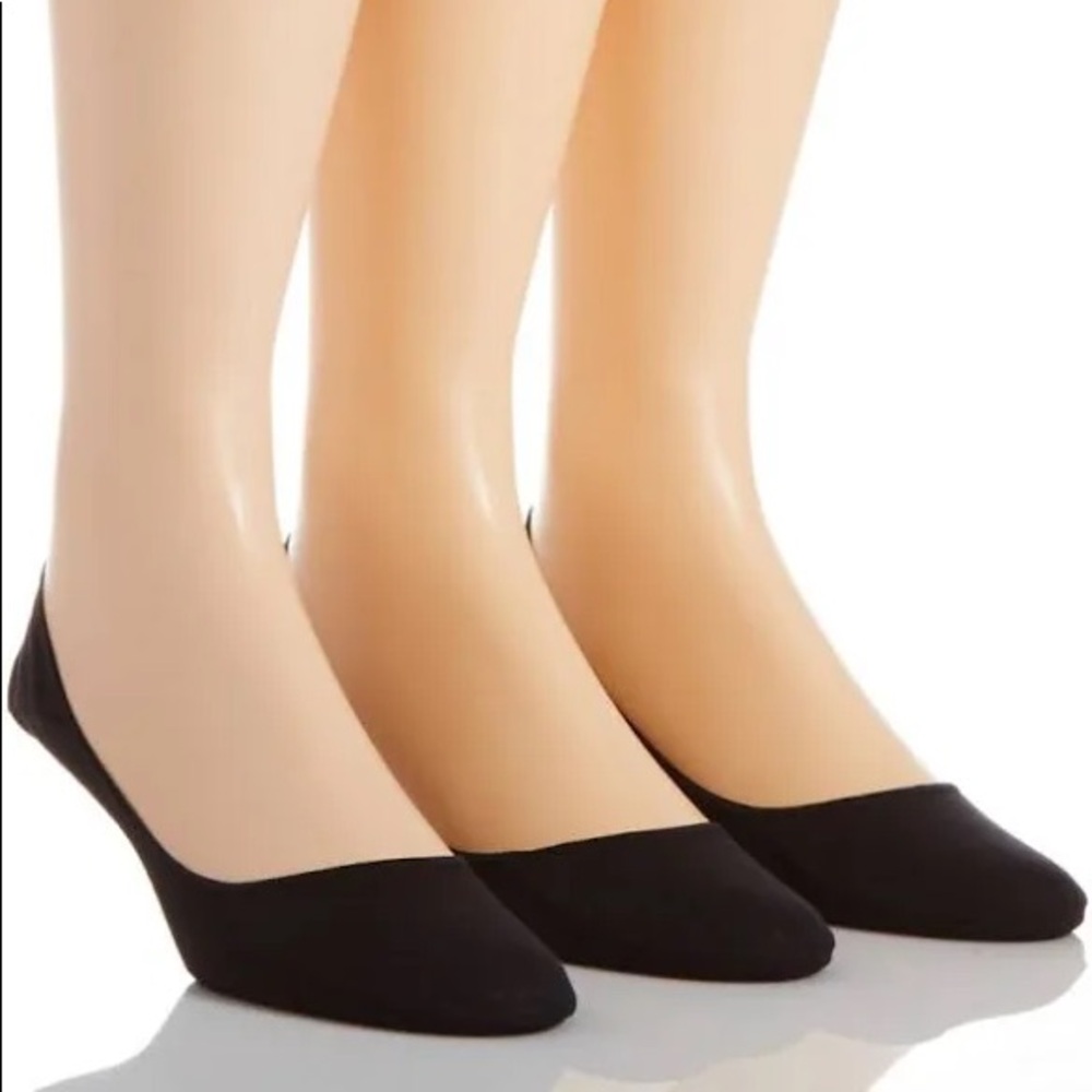 Calvin Klein men’s invisible socks, 3 pairs, fits US size 7 to 12, black